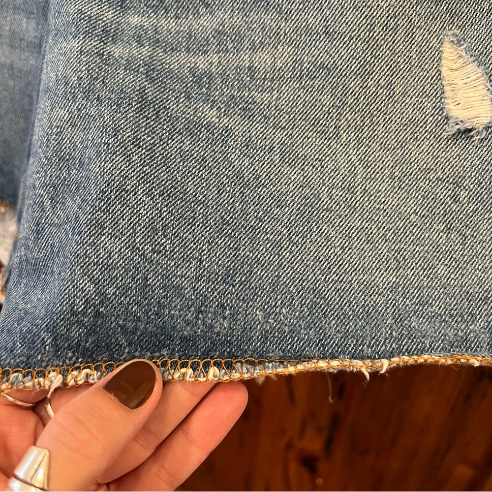 Levi’s 501 Distressed Denim Shorts - Picture 6 of 12